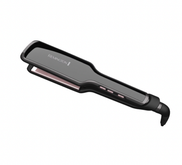 Remington Pro 2" Pearl Ceramic Flat Iron with Soft Touch Finish and Digital Controls, Hair Straightener, Pink/Black, S9530