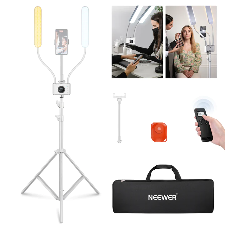 NEEWER Kit de luz de esteticista BH40B –