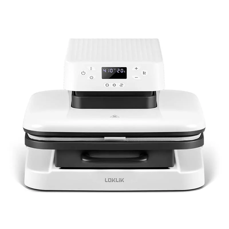 Loklik Máquina de prensa de calor automática 15" x 15" 110V