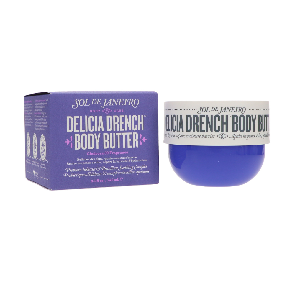 Sol de Janeiro Delicia Drench Body Butter for Intense Moisture and Skin Barrier Repair