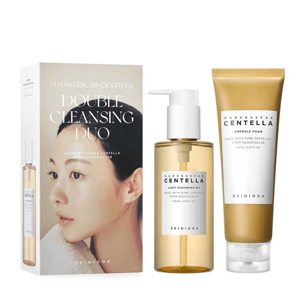 SKIN1004 Madagascar Centella Double Cleansing Duo (Cleansing Oil + Cleansing Foam)
