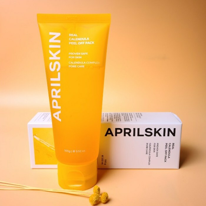 APRILSKIN Real Calendula Peel Off Pack – Mascarilla Purificante y Calmante