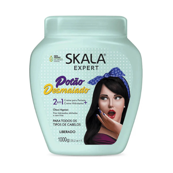 Skala Potao Desmaya Cabelo – Tratamiento Capilar Alisante y Suavizante 1000 g
