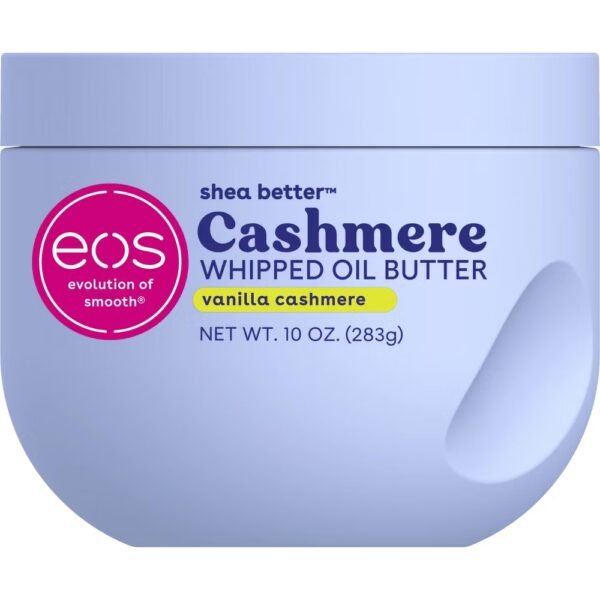 eos Shea Better Cashmere – Manteca Corporal Batida con Aceites Ultra Hidratantes (10 fl oz)