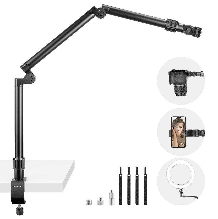 Neewer - Flexible Overhead Camera Mount Desk Stand