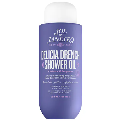 Sol de Janeiro Delícia Drench – Aceite de Ducha Hidratante para Piel Seca 385ML