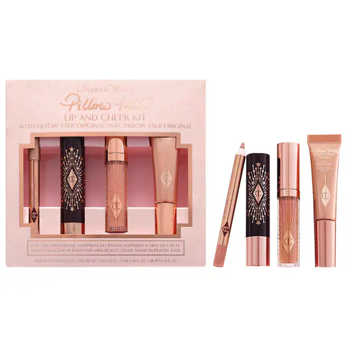 Charlotte Tilbury Pillow Talk – Set Icónico de Labios y Mejillas