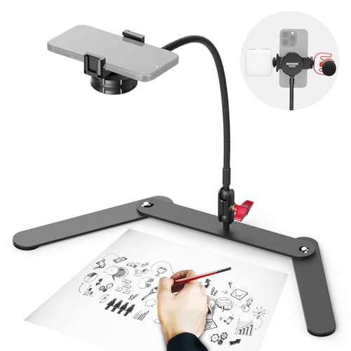 NEEWER DS022 Overhead Phone Mount Stand with Flexible Tube & Ball Head