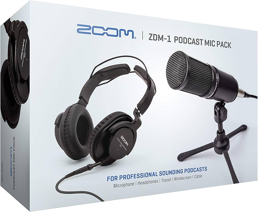 Zoom ZDM-1 Podcast Mic Pack, Podcast
