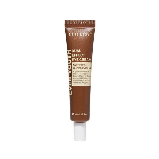 NINELESS – Ever-Youth Dual Effect Eye Cream 20ml | Crema de Ojos Antiarrugas + Iluminadora con Doble Acción