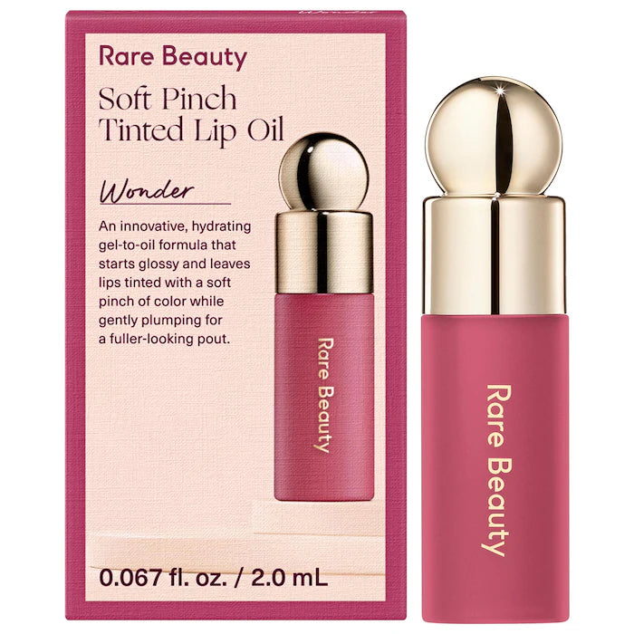 Rare Beauty Mini Soft Pinch Tinted Lip Oil – Color suave, brillo liviano, versión mini