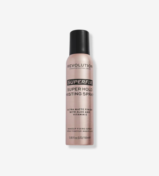 Revolution Beauty Superfix Misting Spray – Fijación máxima, maquillaje intacto todo el día