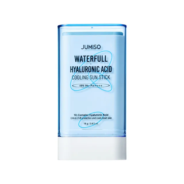 Jumiso Waterfull Hyaluronic Acid Cooling Sunstick – Protector Solar en Barra con Ácido Hialurónico SPF50+ PA++++ (18g)