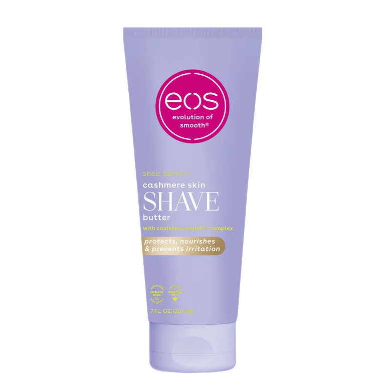 eos Cashmere Skin Shave Butter – Crema de Afeitar para Mujer con Vainilla Cashmere (207 ml / 7 fl oz)