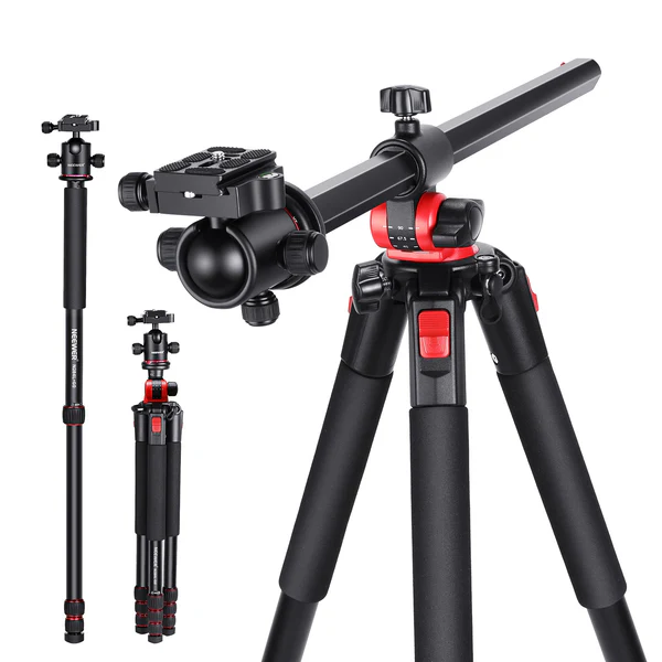 NEEWER N284L+G0 – Trípode y Monopié Profesional para Cámara DSLR/Mirrorless