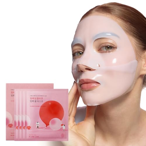 ROUND LAB Camellia Collagen Hydrogel Mask – Hidratación Rápida y Reafirmante (34 g / 1.19 Fl Oz)