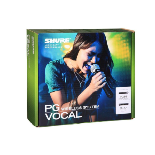 Shure BLX24/PG58 – Sistema de Micrófono Inalámbrico Profesional con PG58