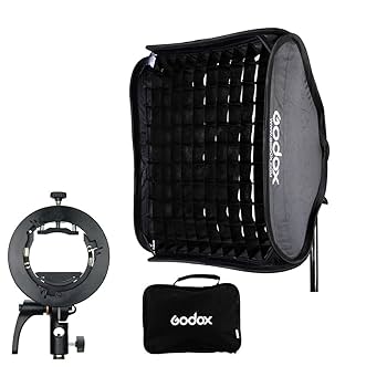 Godox S2 Speedlite Bracket with Softbox