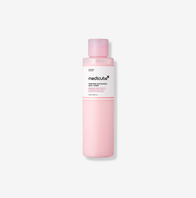 Medicube PDRN Pink Niacinamide Milky Toner – Toner Lechoso Renovador y Luminoso