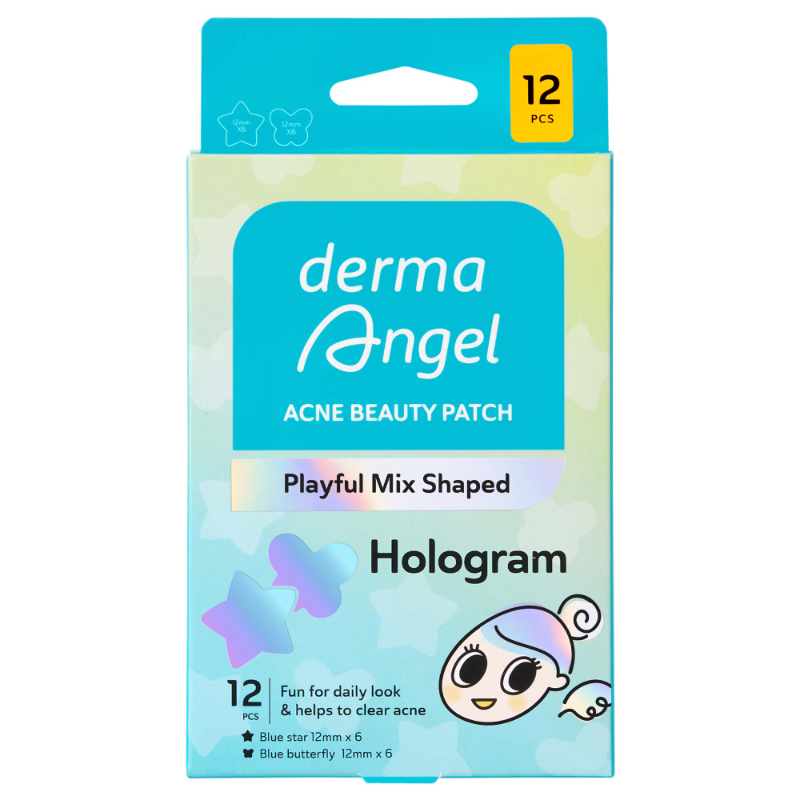 DermaAngel Acne Patch – Parches Hidrocoloides Ultra Delgados para Tratamiento de Acne