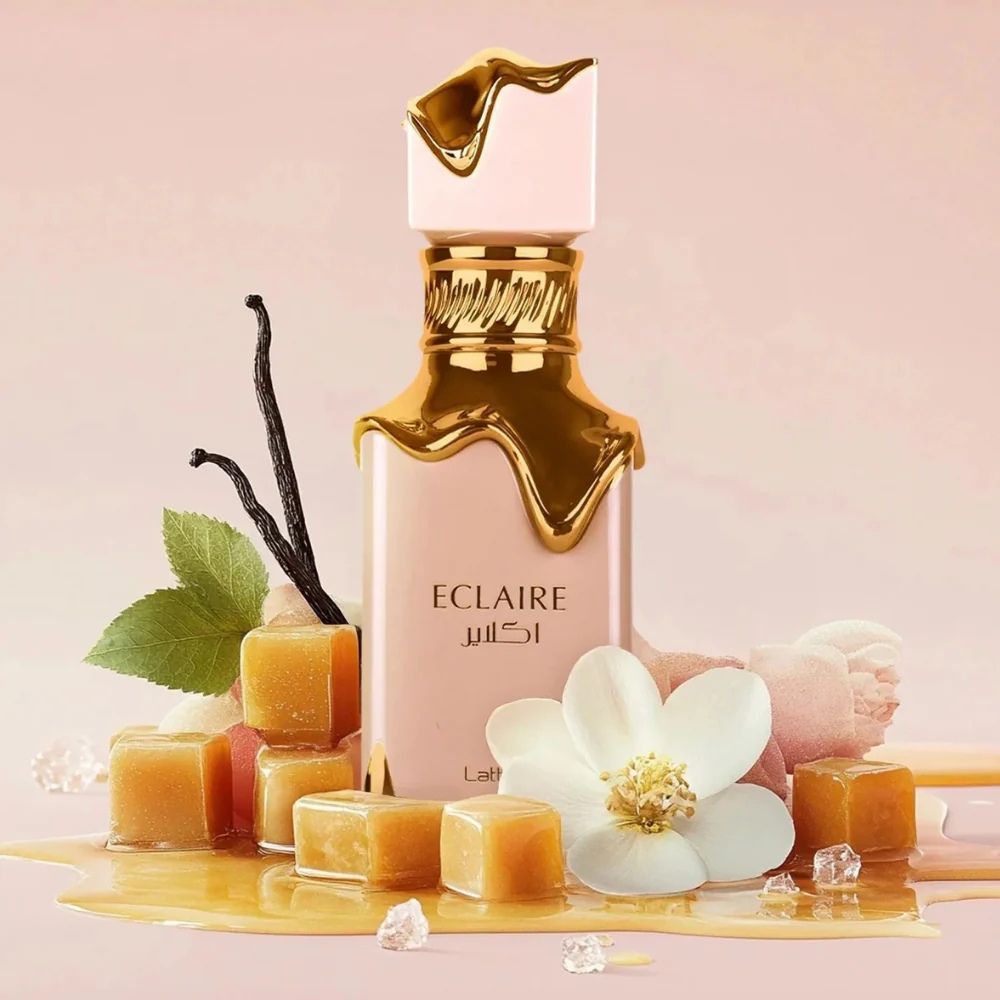 Lattafa Eclaire Eau de Parfum 3.4 oz – Dulce, cremoso y adictivo