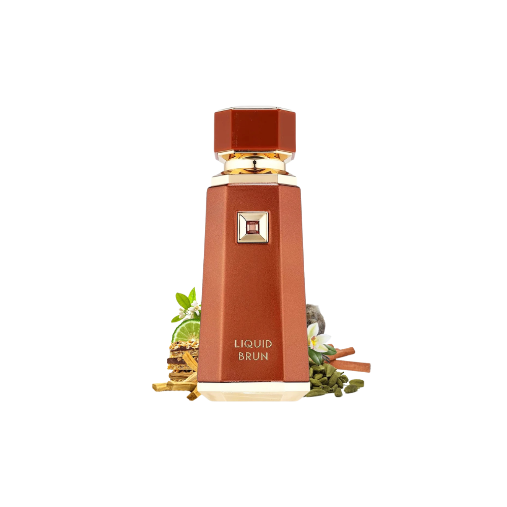 Liquid Brun by French Avenue – Esencia cálida de vainilla, canela y madera (Eau de Parfum 100 ml)