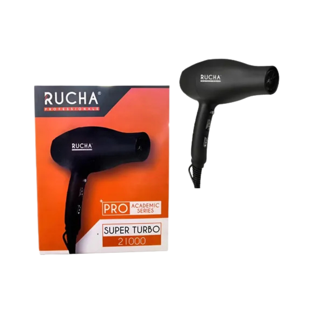 Rucha Secador Súper Turbo 21000 ionic negro