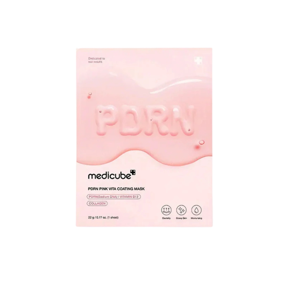 Medicube PDRN Pink Vita Coating Mask – Mascarilla Nutritiva y Regeneradora