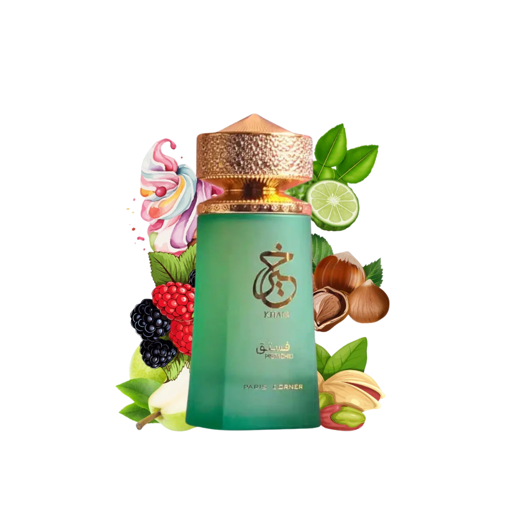 Paris Corner Perfumes Khair Pistachio Eau de Parfum 3.4 oz / 100 ml – Fragancia Femenina