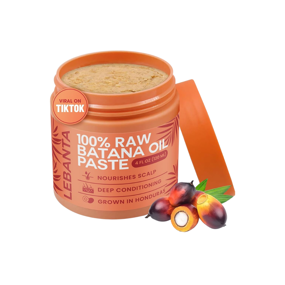 Raw Batana Oil for Hair Growth – 100% Pure & Organic (4 oz) Aceite de Batana Crudo de Honduras para Cabello Grueso, Fuerte y Natural