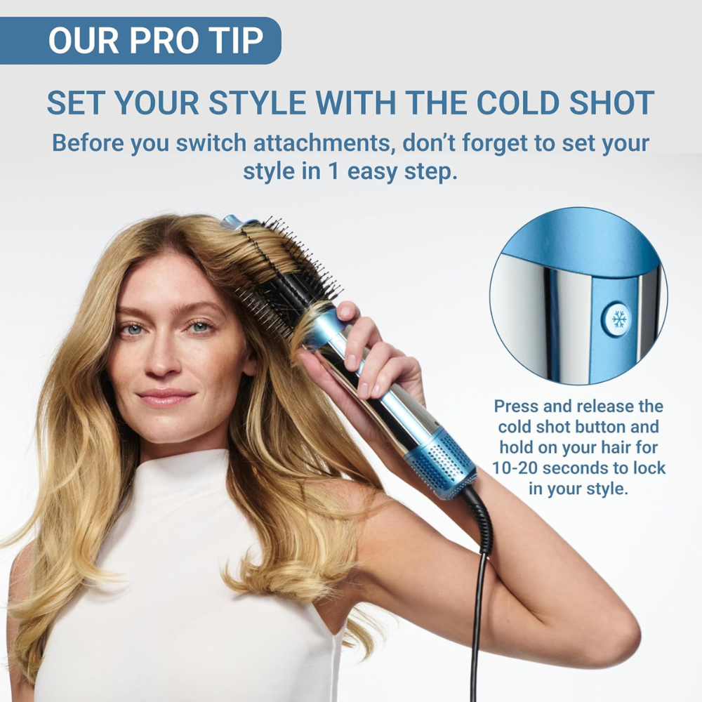 BaBylissPRO StyleSwitch Ionic Multi-Styler Air Styler + Secador + Hot Air Brush Profesional con 5 accesorios - Imagen 3