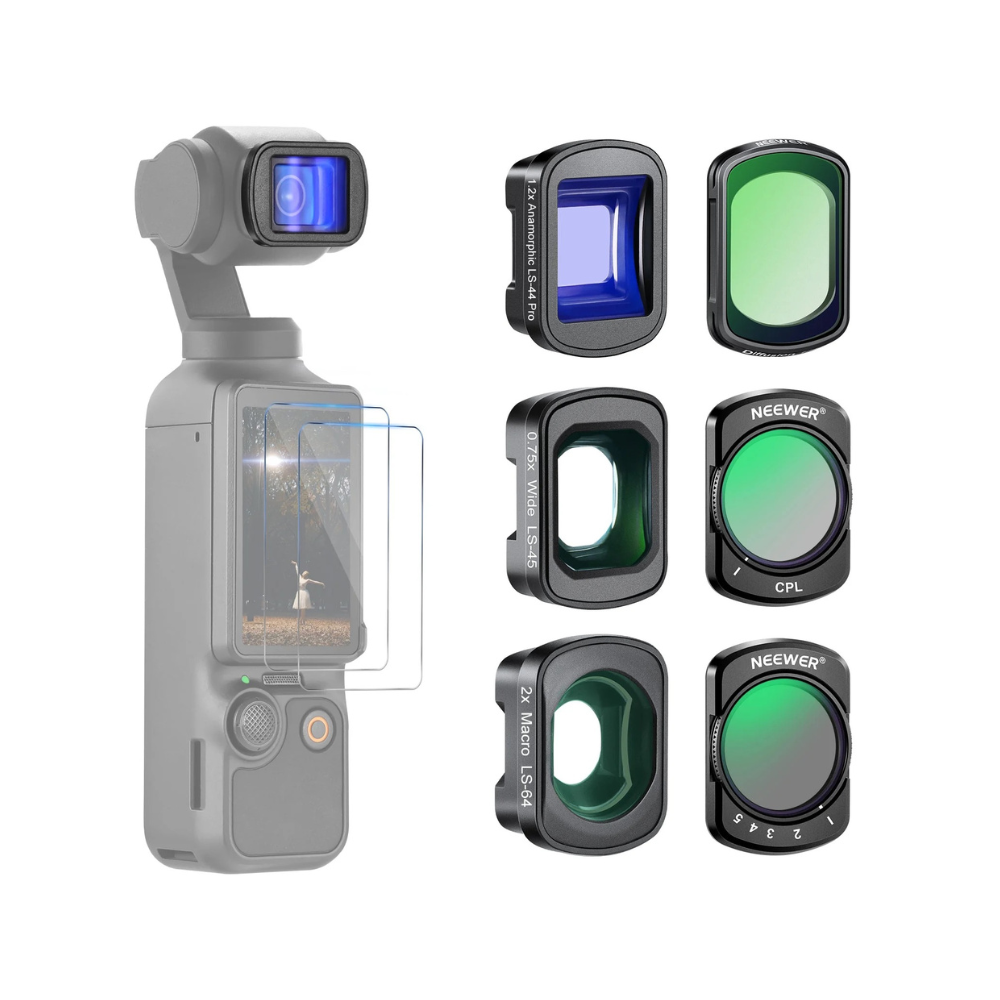 NEEWER FL-B27 / FL-B28 Filter Set with Lens for DJI Osmo Pocket 3
