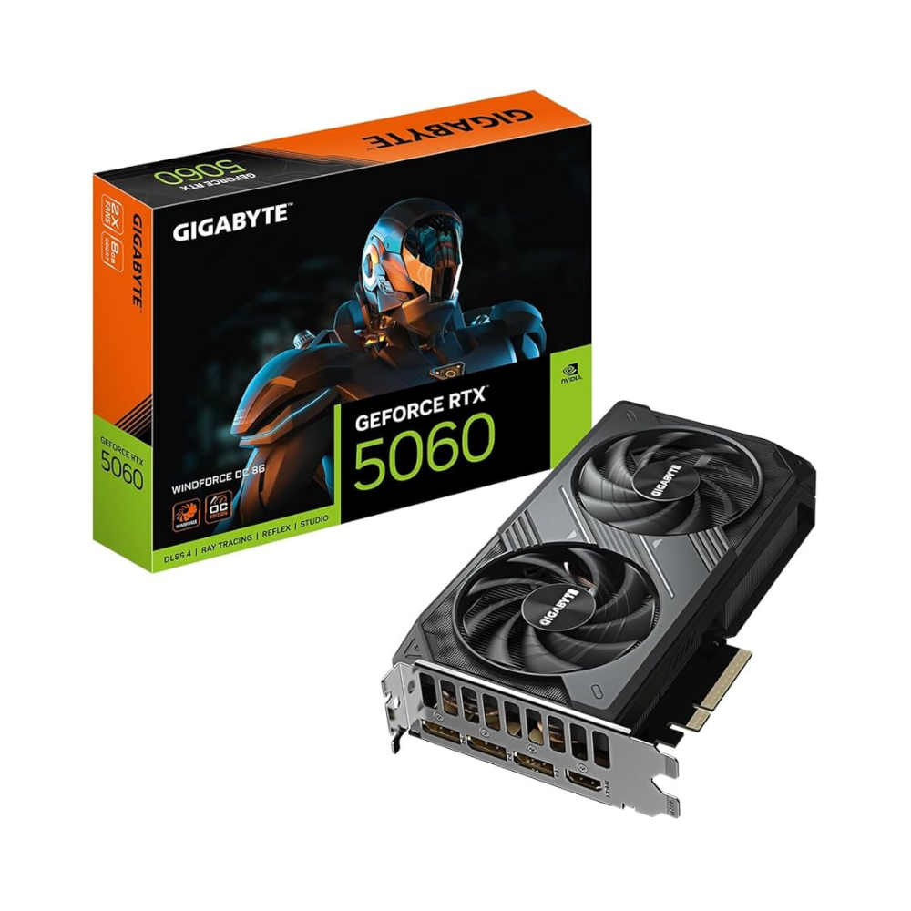 GIGABYTE GeForce RTX 5060 WINDFORCE OC 8G Graphics Card