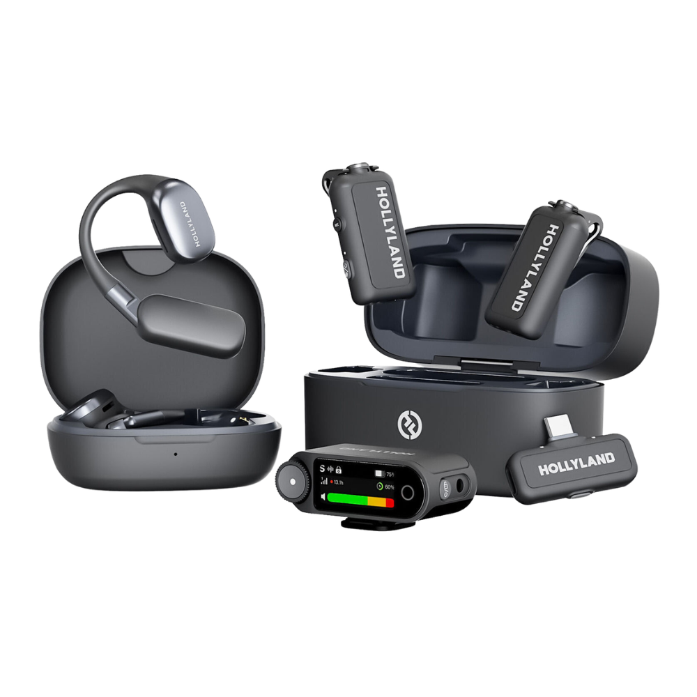Hollyland LARK MAX 2 Ultimate Combo Micrófono Inalámbrico para 2 Personas