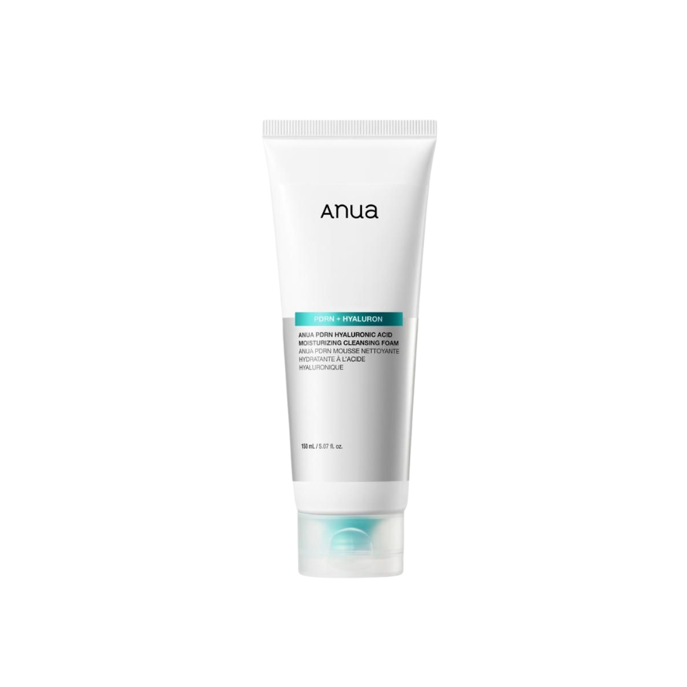 Anua PDRN Hyaluronic Acid Moisturizing Cleansing Foam 150 ml Limpiador Facial Hidratante