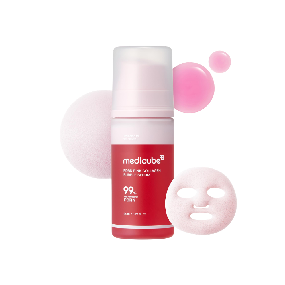 Medicube PDRN Pink Collagen Bubble Serum 95ml