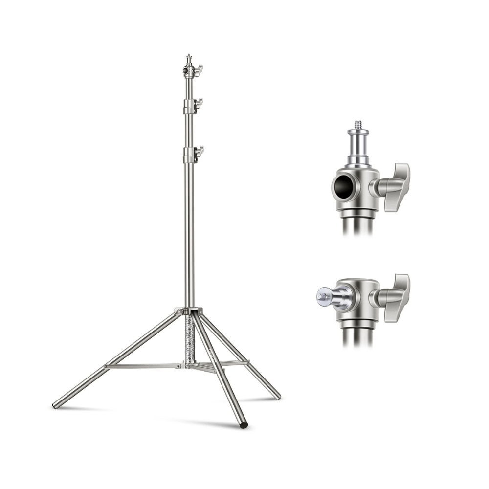 NEEWER Stainless Steel Photography Light Stand 126-300cm (ST-300SS)