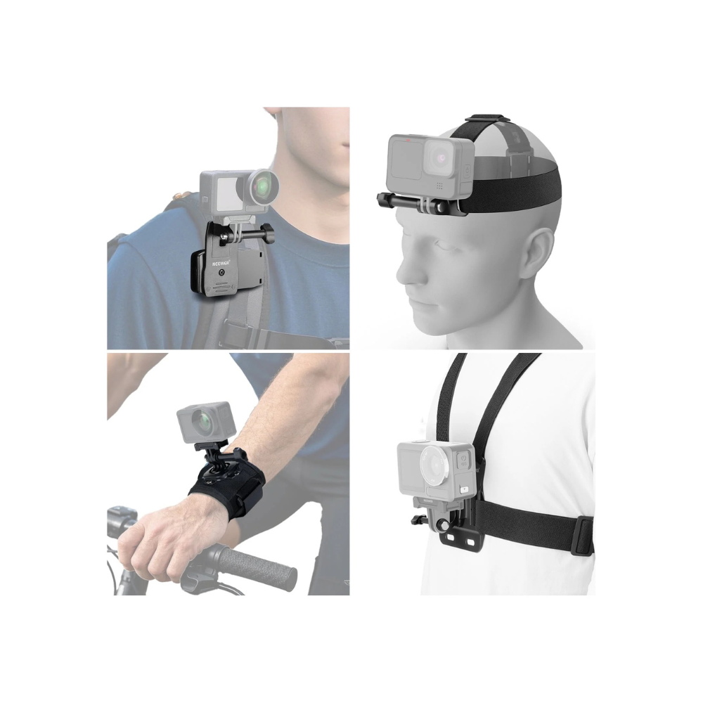 NEEWER GP-75 Kit de accesorios para cámara de acción