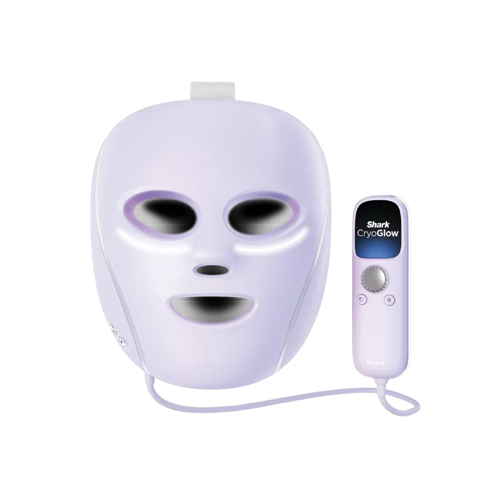 Shark Beauty CryoGlow Cooling + LED Face Mask & Facial Glo Skin Tool