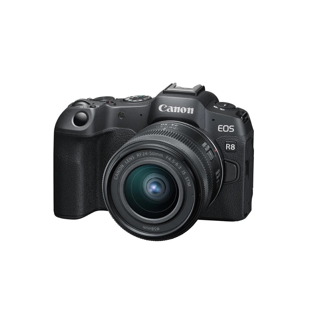 Canon EOS R8 Mirrorless Camera with RF 24-50mm f/4.5-6.3 IS STM Lens