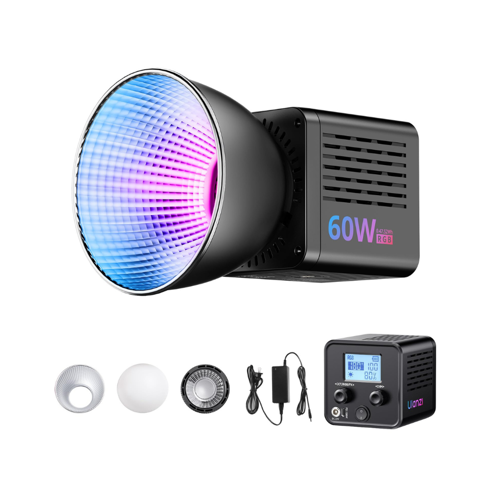 Ulanzi C60RGB 60W RGB Video Light (US Plug)