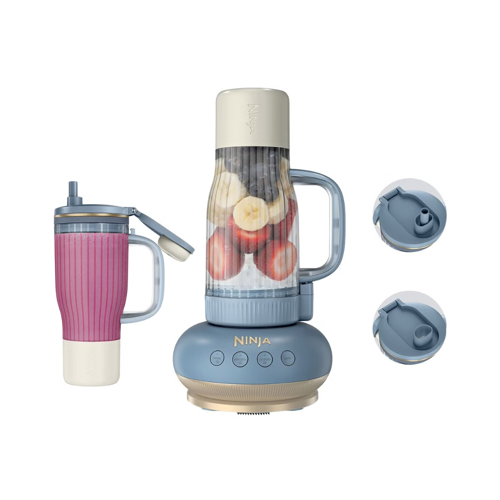 Ninja BlendBOSS Tumbler Blender con 2 vasos de 26 oz y pajillas